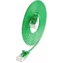 Wirewin Slim Cat6A 10 Gigabit U/UTP tinklo kabelis, 0,5m, žalias SLIM-L-UU-K6A 0.5 GN