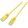 Wirewin Cat6A Slim Ethernet tinklo kabelis, U/UTP, 1m, geltonas, 10Gbps SLIM-L-UU-K6A 1.0 YE