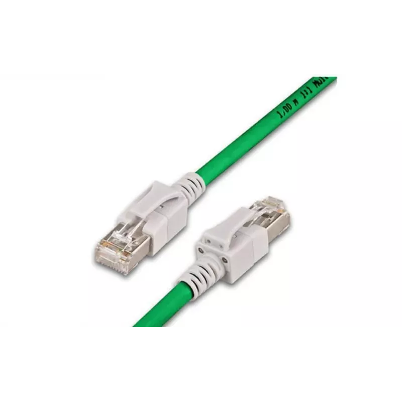 Wirewin PKL-PIMF-KAT6A 1.0 GN Cat6a S/FTP komutacinis kabelis, 1 m, žalias