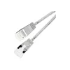 Wirewin Lightpatch Cable Round U/FTP Cat 6a pilkas 0,1m plonas lankstus PoE PKW-LIGHT-STP-K6A 0.1