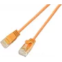 Wirewin Cat6A 10 Gigabit plonas Ethernet tinklo kabelis, U/UTP, 3,6mm, oranžinis, 7,5m SLIM-L-UU-K6A 7.5 OR