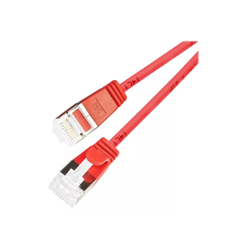 Wirewin Cat 6a U/FTP plonas Ethernet tinklo kabelis, 7m, raudonas PKW-LIGHT-STP-K6A 7.0 RT