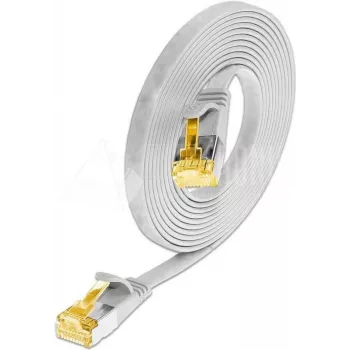 Wirewin Cat6a U/FTP Slim tinklo kabelis, 0,1 m, baltas, RJ45, 10G, 500MHz PKW-STP-SLIM-K6A 0.1 WS