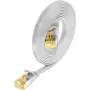Wirewin Cat6a U/FTP Slim tinklo kabelis, 0,1 m, baltas, RJ45, 10G, 500MHz PKW-STP-SLIM-K6A 0.1 WS
