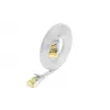 Wirewin Cat6a U/FTP Slim tinklo kabelis, 0,1 m, baltas, RJ45, 10G, 500MHz PKW-STP-SLIM-K6A 0.1 WS