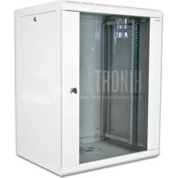Wirewin WCAB 600X450X18U 18U laisvai stovintis serverių spintos spintelė, pilka