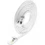 Wirewin Cat6a U/FTP Slim tinklo pataisas kabelis, 0,5 m, baltas, 10G, LSZH, PoE++ PKW-LIGHT-STP-K6A 0.5 WS