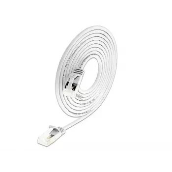 Wirewin Cat6a U/FTP Slim tinklo pataisas kabelis, 0,5 m, baltas, 10G, LSZH, PoE++ PKW-LIGHT-STP-K6A 0.5 WS