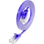 Wirewin Cat.6 U/UTP Slim Ethernet tinklo kabelis, RJ45, 1,0 m, violetinės spalvos PKW-SLIM-KAT6 1.0 VT