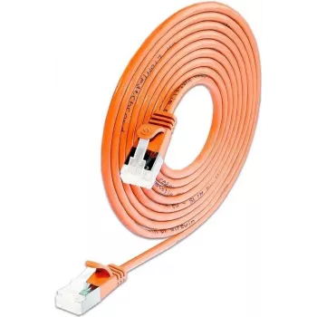 Wirewin SLIM KAT6A 10 Gigabit šviesus pataisymo kabelis, U/FTP, Ø3.8mm, oranžinis, 1.5m PKW-LIGHT-STP-K6A 1.5 OR