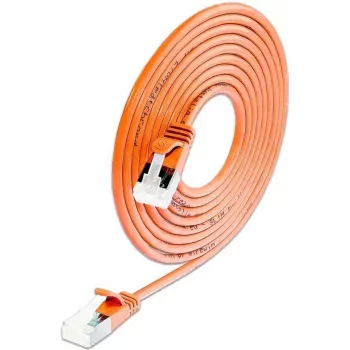 Wirewin Cat.6A 10 Gigabit plonas tinklo kabelis, U/FTP, oranžinis, 5m PKW-LIGHT-STP-K6A 5.0 OR
