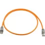 Wirewin Industrial CAT6A S/FTP tinklo kabelis, PUR apvalkalas, anti-UV, oranžinis, 3,0 m PKW-I0-SF-K6A-PUR 3.0 OR