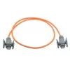 Wirewin Industrial CAT6A S/FTP PUR tinklo kabelis, 2m, oranžinis, IP67 RJ45 PKW-I2-SF-K6A-PUR 2.0 OR