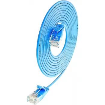Wirewin Cat.6 Slim-Light tinklo kabelis U/UTP 0,5m mėlynas PKW-LIGHT-K6 0.5 BL
