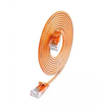 Wirewin SLIM KAT6A 10 Gigabit šviesus tinklo kabelis, apvalus, U/UTP, Ø 3,6 mm, oranžinis (SLIM-L-UU-K6A 1.5 OR)