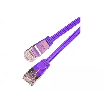 Wirewin SLIM S6 7.5 VT - Cat.6 plonas tinklo kabelis, STP (PIMF), 7,5 m, violetinės spalvos PKW-STP-SLIM-KAT6 7.5 VT
