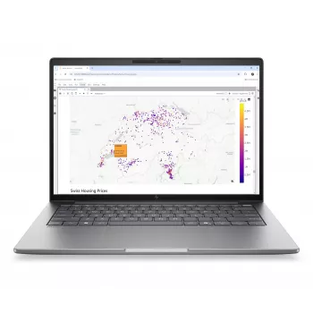 HP ZBook 8 G2i 14 mobilioji darbo stotis - 14 colių WQXGA OLED 400 nitų, Intel Core Ultra X7 358H, 32GB RAM, 1TB SSD, Windows 11 Pro