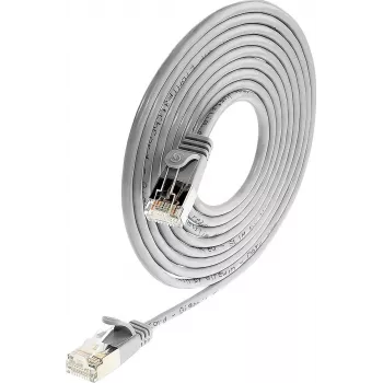 Wirewin Triotronik PKW-LIGHT-STP-K6 3.0 Cat6 ekranuotas tinklo kabelis, RJ-45 male to male, 3 m, juodas