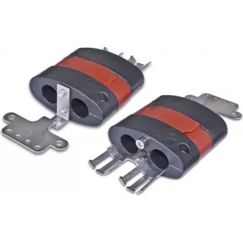 Optotec silikoninis šaltojo susitraukimo kabelių įvado sandarinimo rinkinys 2 kabeliams (12-20mm), ovalus FTTx (FOCUS-ODCKIT-CCSO-2X20)