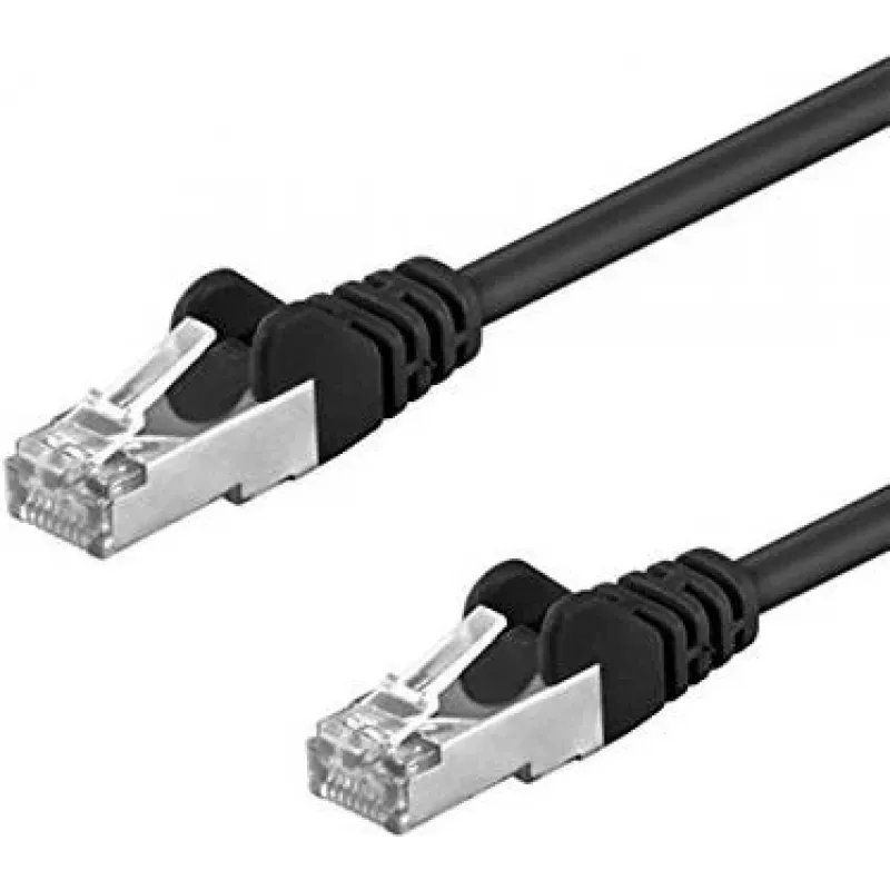 Wirewin PKW-OUT-K5E 10.0 Cat5e U/FTP tinklo kabelis, RJ45, juodas, 10 m