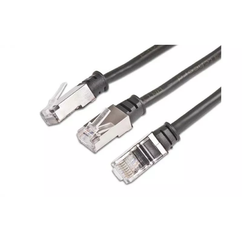Wirewin PKW-OUT-K5E 10.0 Cat5e U/FTP tinklo kabelis, RJ45, juodas, 10 m