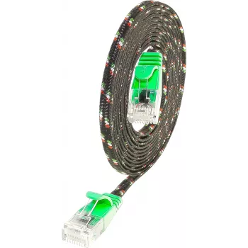 Wirewin SLIM UT6 10 GN - Cat.6 SLIM-Tough tinklo kabelis, U/UTP, 10 m, žalias PKW-TOUGH-K6 10.0 GN