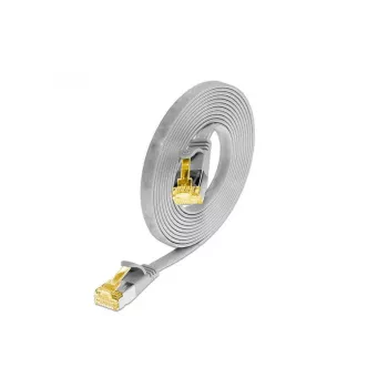 Wirewin Cat6a U/FTP plonas Ethernet tinklo kabelis 0,1m pilkas PKW-STP-SLIM-K6A 0.1