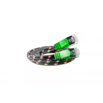 Wirewin SLIM ST6 05 GN - Cat.6 Slim-Tough tinklo kabelis, F/FTP, 0,5 m, žalias PKW-TOUGH-STP-K6 0.5 GN