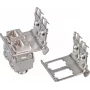 Wirewin DIN rail laikiklis 2 Keystone lizdams, metalinis Keystone sistemos (WKS DIN RAIL HOLDER 2)