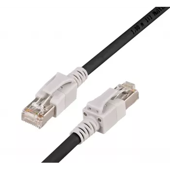 Wirewin PKW-OUT-K5E 0,3 tinklo kabelis, juodas, 0,3 m, Cat5e, U/FTP (STP), RJ45