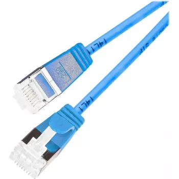 Wirewin Light tinklo kabelis apvalus U/FTP Cat 6a mėlynas 5.0m plonas lankstus PoE PKW-LIGHT-STP-K6A 5.0 BL