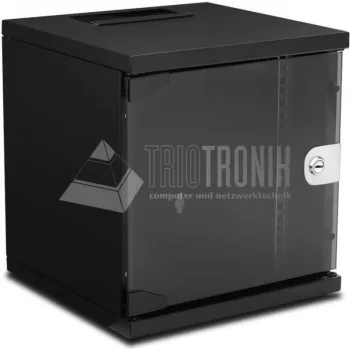 Wirewin WCAB 10 312X300X6U BL sieninis 6U stovas, juodas