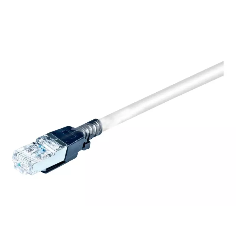 Wirewin PKW-SL-SFTP-KAT6A 1.0 SW Cat6a S/FTP tinklo pataisos kabelis, 1 m, pilkas