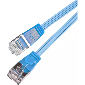 Wirewin SLIM S6 7,5 m mėlynas Cat.6 plonas tinklo kabelis, STP (PIMF), RJ45, 1 Gbps PKW-STP-SLIM-KAT6 7.5 BL
