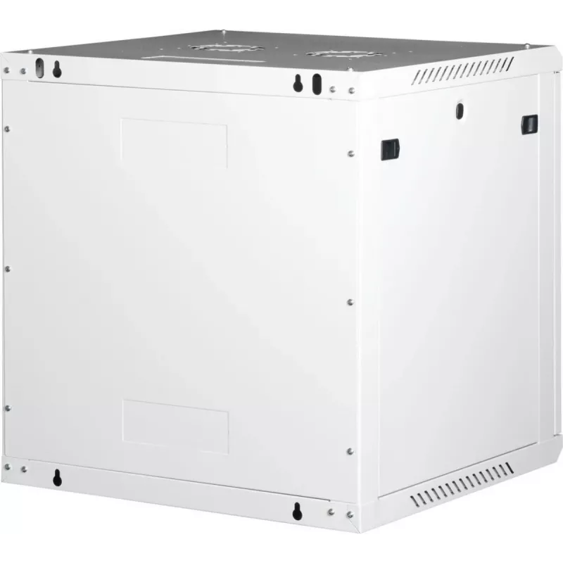 Wirewin 19 colių sieninis serverinės spintos korpusas, vientisas, Pro 3-osios kartos, surenkamas, 600x600mm, šviesiai pilkas (WCAB PS3 600X600X12U FP)