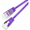 Wirewin Cat.6A 10 Gigabit slim tinklo kabelis U/FTP, 0,25 m, violetinės spalvos PKW-LIGHT-STP-K6A 0.25 VT