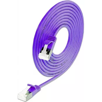 Wirewin Cat.6A 10 Gigabit plonas tinklo kabelis U/FTP, violetinės spalvos, 0,5 m PKW-LIGHT-STP-K6A 0.5 VT