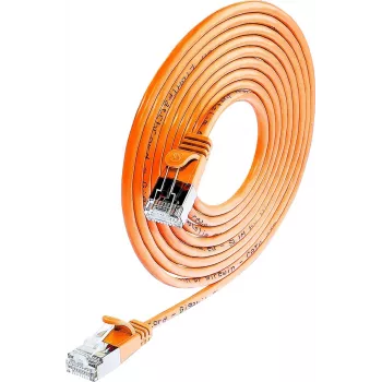 Wirewin Triotronik PKW-LIGHT-STP-K6 5.0 OR Cat6 F/FTP tinklo kabelis, RJ-45 male/male, 5 m, oranžinis