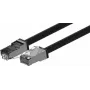 Wirewin Outdoor CAT6A S/FTP tinklo kabelis, 5m, juodas, PUR apvalkalas, atsparus UV PKW-OUT-SF-K6A-PUR 5.0