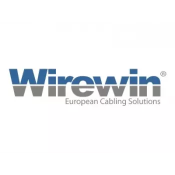 Wirewin Lightpatch tinklo kabelis U/FTP Cat 6a baltas 0,1m plonas apvalus ekranuotas PoE lankstus kabelis PKW-LIGHT-STP-K6A 0.1 WS