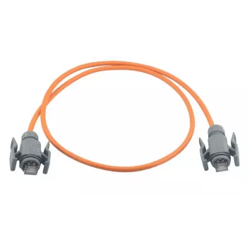 Wirewin Industrial Cat6A S/FTP PUR tinklo kabelis, 7,5 m, oranžinis, IP67 RJ45 PKW-I2-SF-K6A-PUR 7.5 OR