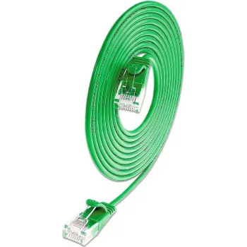 Wirewin SLIM KAT6A 10 Gigabit šviesinis pataisas apvalus, U/UTP, Ø 3.6 mm, žalias (SLIM-L-UU-K6A 0.25 GN)