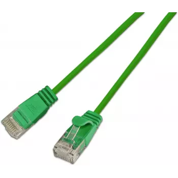 Wirewin SLIM KAT6A 10 Gigabit šviesinis pataisas apvalus, U/UTP, Ø 3.6 mm, žalias (SLIM-L-UU-K6A 0.25 GN)