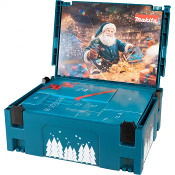 Makita P-84888 Advento kalendorius 2026 - 24 durelės, įvairūs aukščiausios kokybės šokoladai ir šventinės staigmenos, FSC sertifikuotas kartonas, riboto leidimo