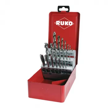 RUKO MGB rinkinys DIN 371/376 HSSCo M3-M12 mašininis sriegtuvų rinkinys