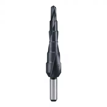 RUKO STB-HSS-TiAlN laiptinis grąžtas 3-12 mm, 10 pakopų, 1/4 inch šešiabriaunis kotas