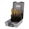 RUKO FLS-Set6tlg-TiN-f-RO plokščių įdubimų frezų rinkinys, 6 dalių, TiN danga, DIN 373, metalinė kasetė