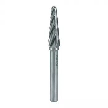 RUKO FRS-DIN8033-HM-Ø6,0mm kietlydinio galinis frezas, 6 mm frezavimo skersmuo, 2 grioveliai, nepadengtas