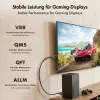 LogiLink HDMI kabelis A/M – A/M 8K/60Hz 48Gbps metalinis nailoninis sertifikuotas juodas 2m