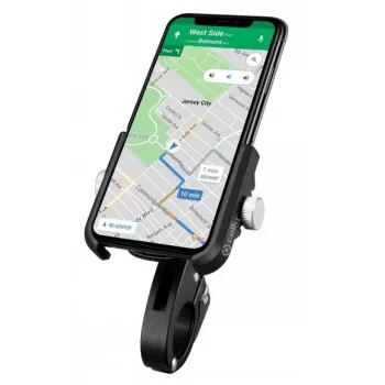 CELLY Universal Armor dviračio laikiklis išmaniesiems telefonams iki 6,7 inch – juodas